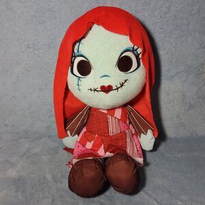 Disney Nightmare Before Christmas Valentine Sally Plush 17" Heart Lips Just Play